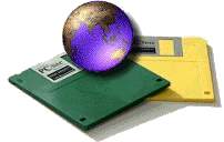 Globe on diskette
